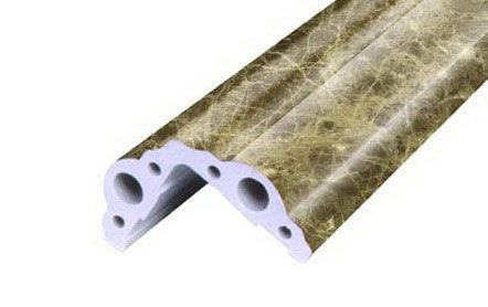 ابزار PVC نبش بیرونی 5 سانتی   با تنوع طرح سنگ مرمر طبیعی